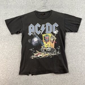 RARE vintage 1995 AC DC Ballbreaker World Tour Concert 2 sided t shirt size XL